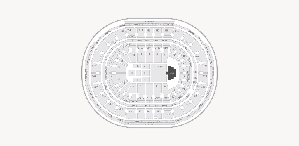 TD Garden Seating Chart