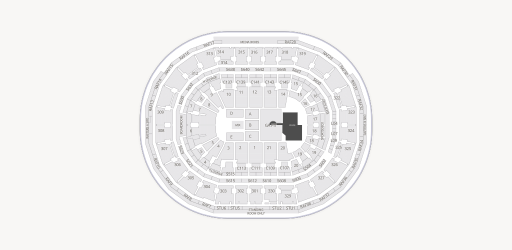 TD Garden Seating Chart