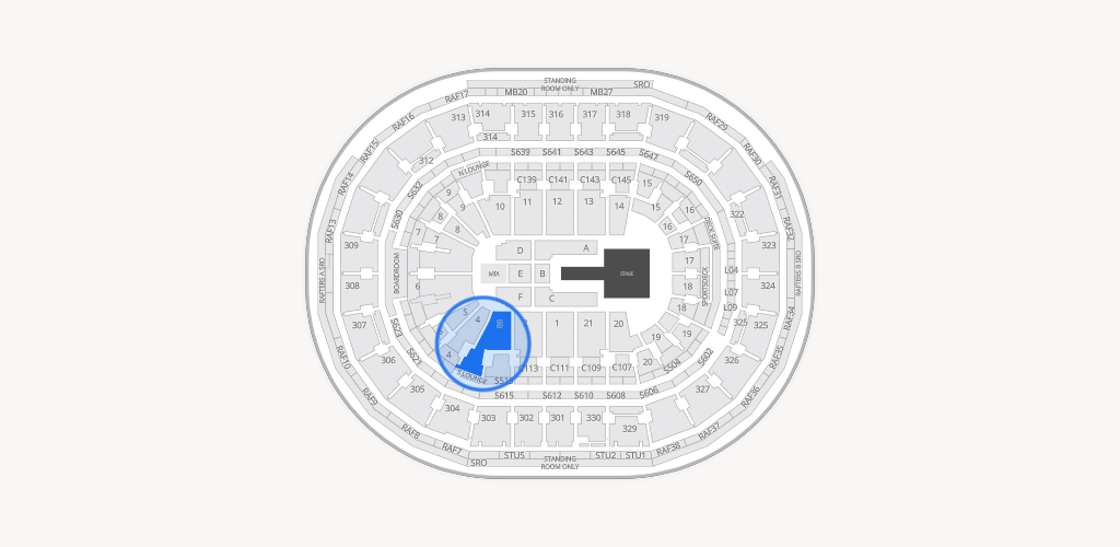 TD Garden Seating Chart