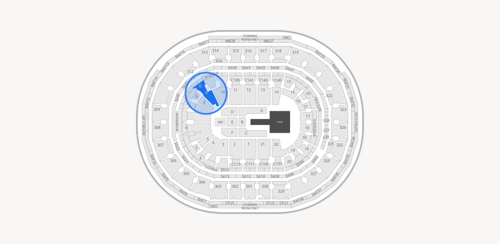 TD Garden Seating Chart