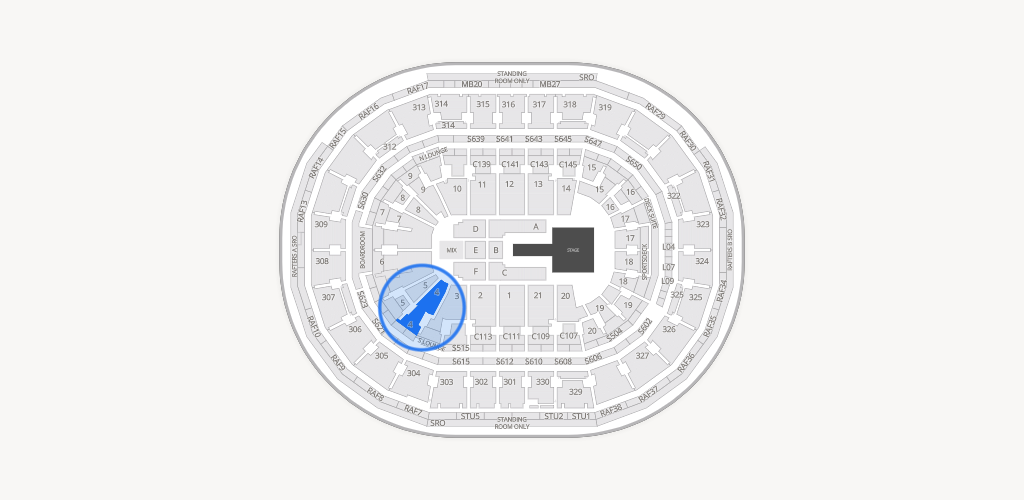 TD Garden Seating Chart