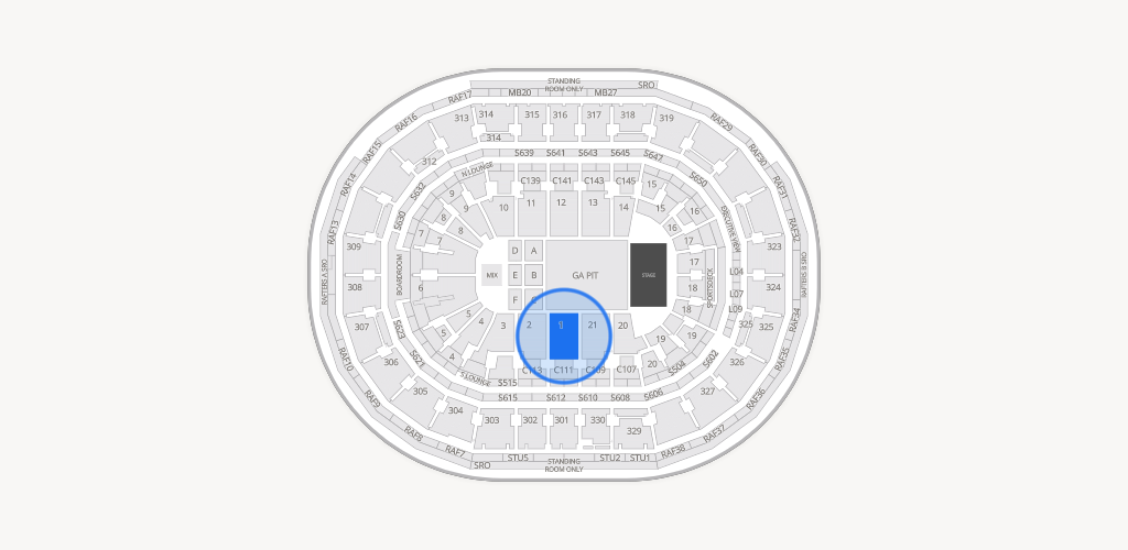 TD Garden Seating Chart