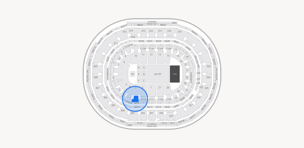 TD Garden Seating Chart