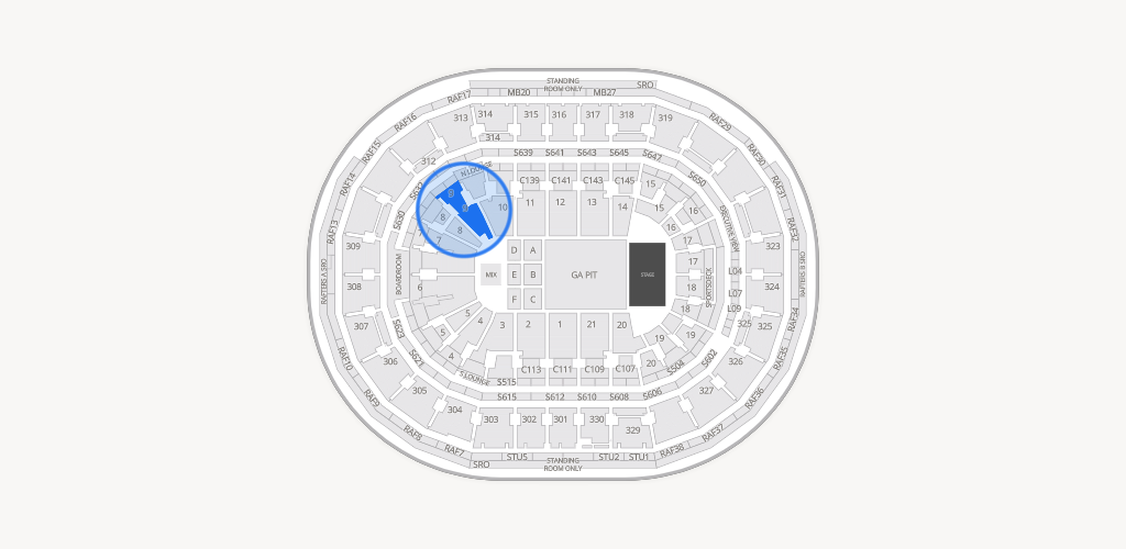 TD Garden Seating Chart