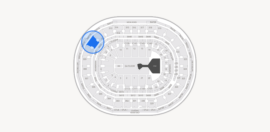 TD Garden Seating Chart