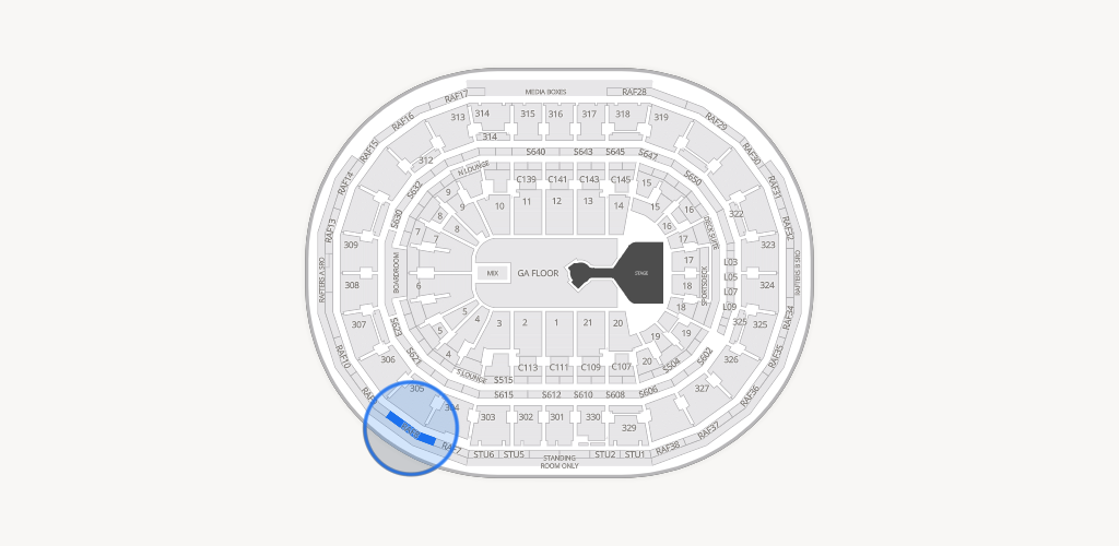 TD Garden Seating Chart
