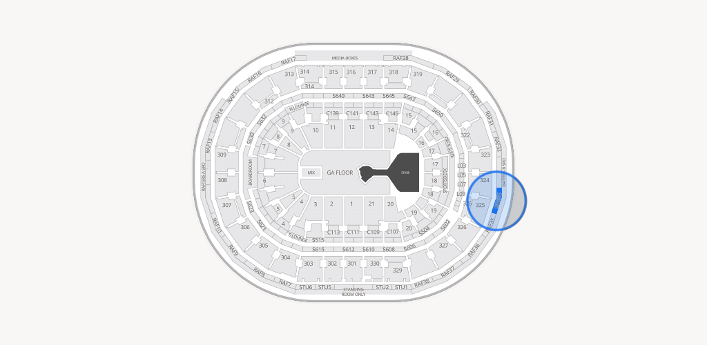 TD Garden Seating Chart
