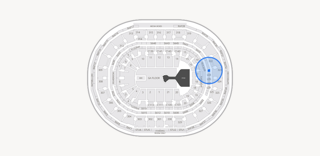 TD Garden Seating Chart