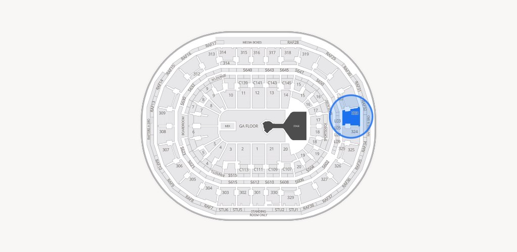 TD Garden Seating Chart