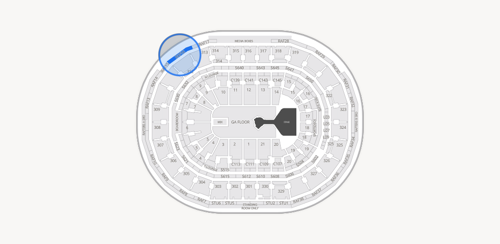 TD Garden Seating Chart