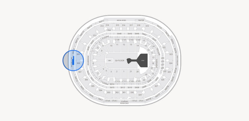 TD Garden Seating Chart