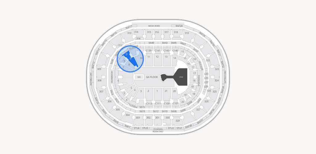 TD Garden Seating Chart