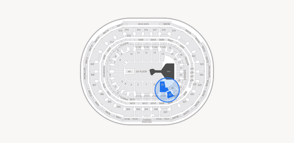 TD Garden Seating Chart
