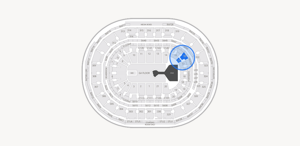 TD Garden Seating Chart
