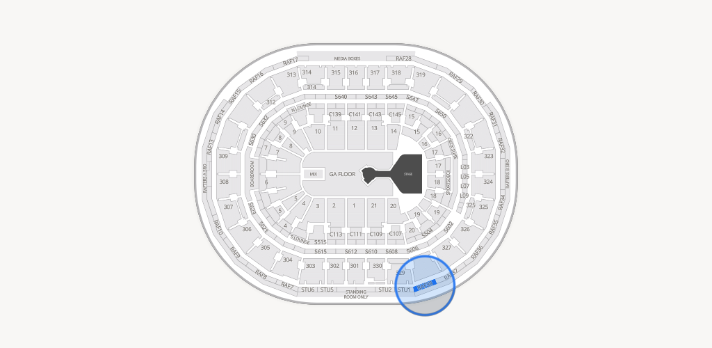 TD Garden Seating Chart