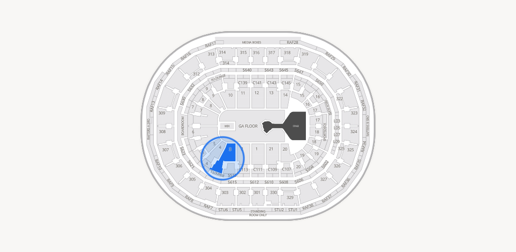 TD Garden Seating Chart