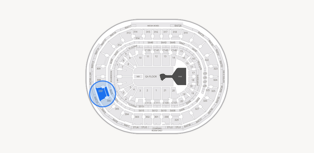 TD Garden Seating Chart