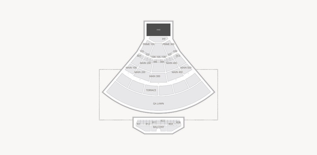 TD Pavilion at Highmark Mann Seating Chart