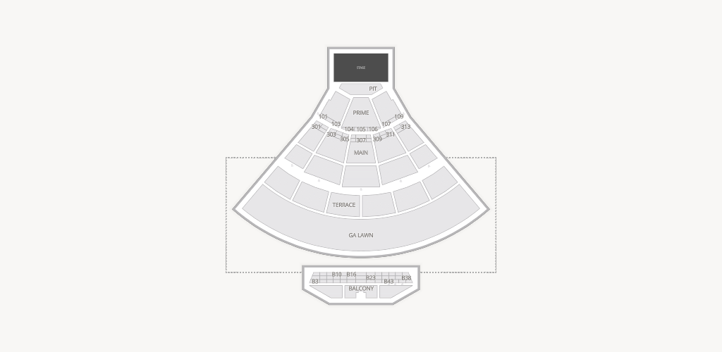 TD Pavilion at Highmark Mann Seating Chart