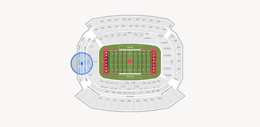 TDECU Stadium Seating Chart