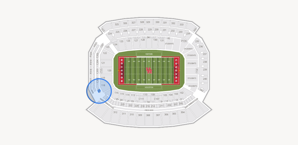 TDECU Stadium Seating Chart