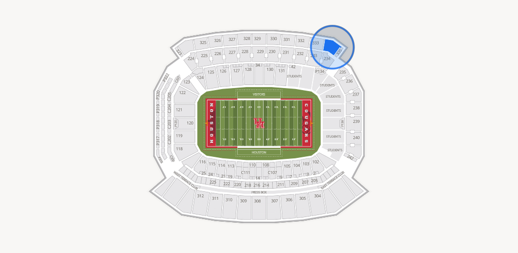 TDECU Stadium Seating Chart