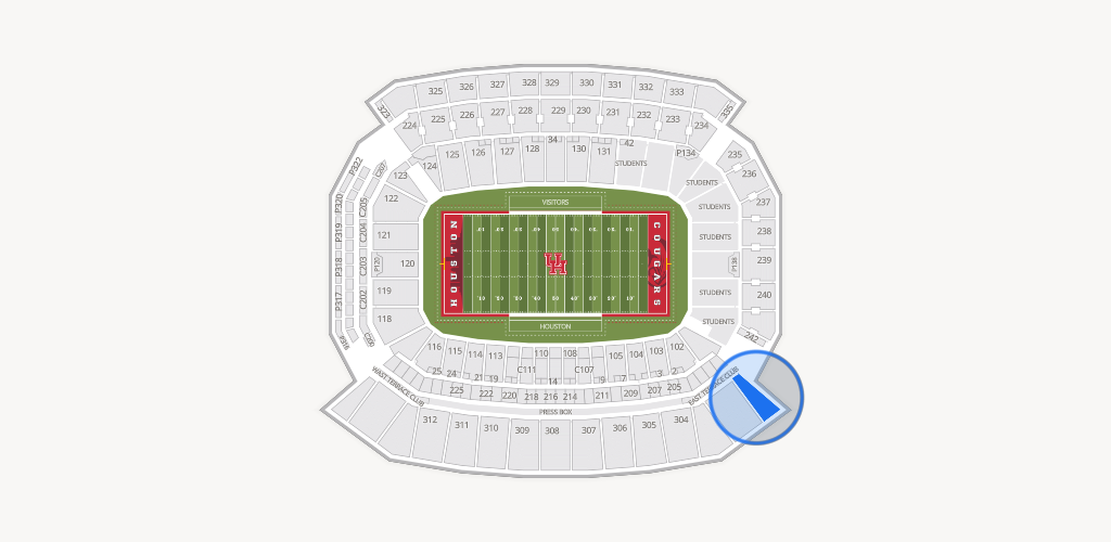TDECU Stadium Seating Chart
