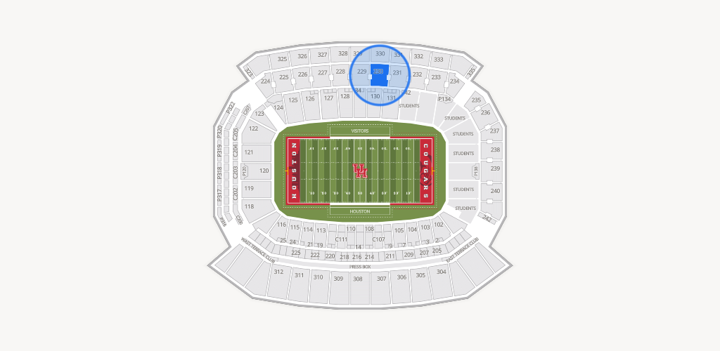 TDECU Stadium Seating Chart