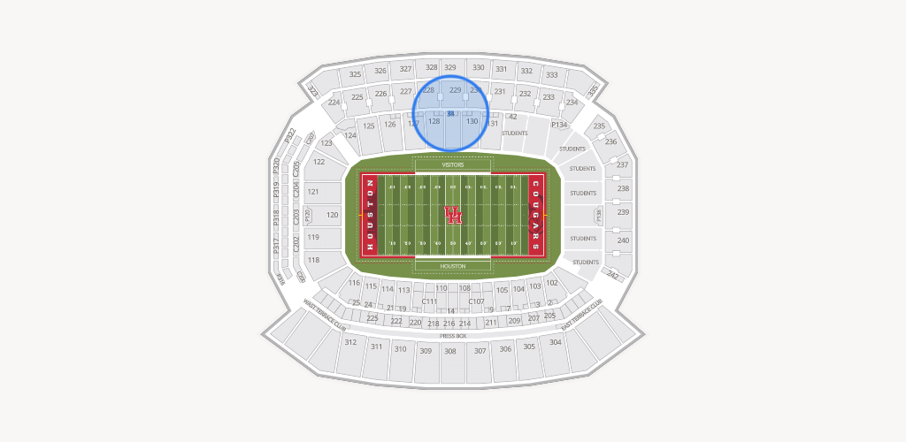 TDECU Stadium Seating Chart