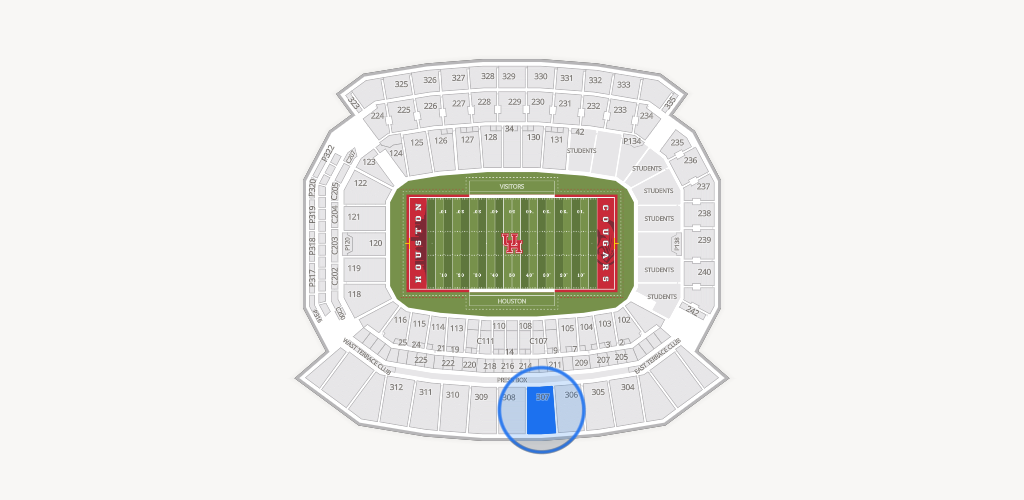 TDECU Stadium Seating Chart