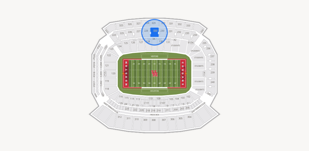 TDECU Stadium Seating Chart