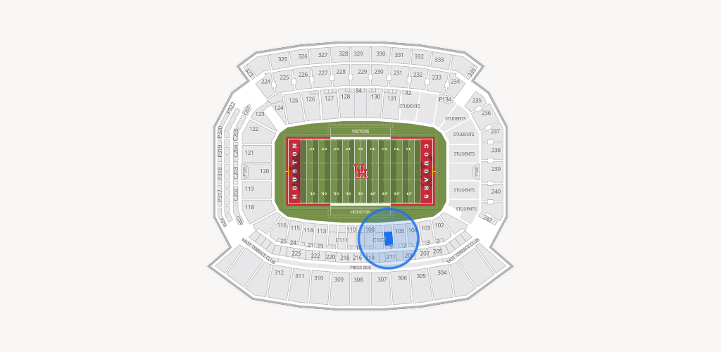 TDECU Stadium Seating Chart