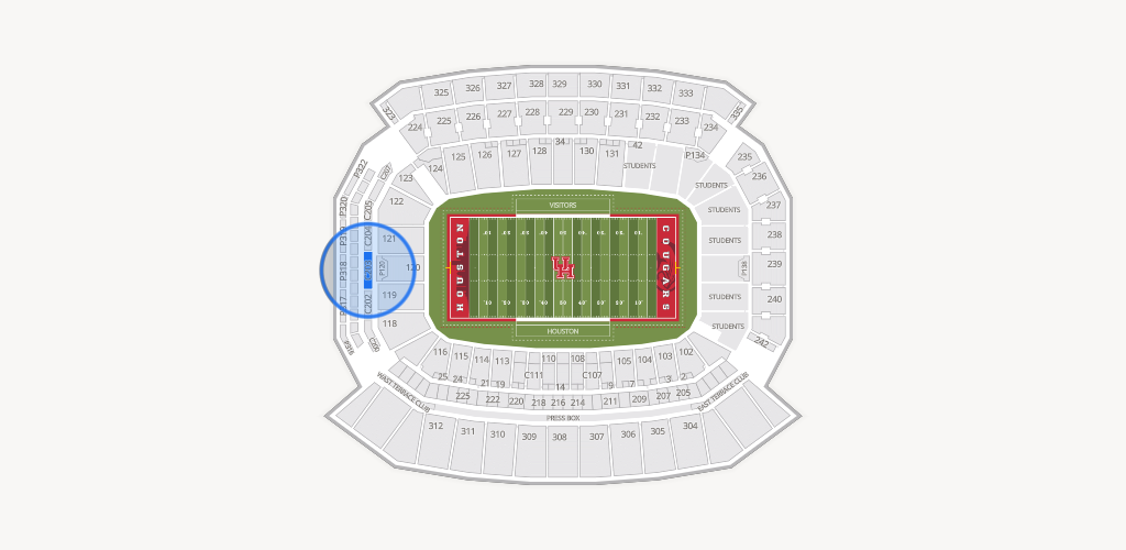 TDECU Stadium Seating Chart