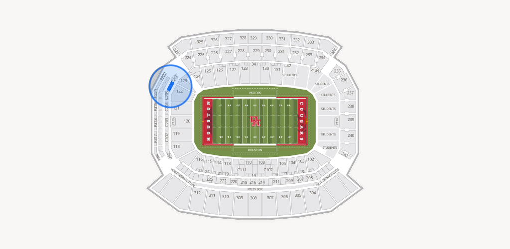 TDECU Stadium Seating Chart