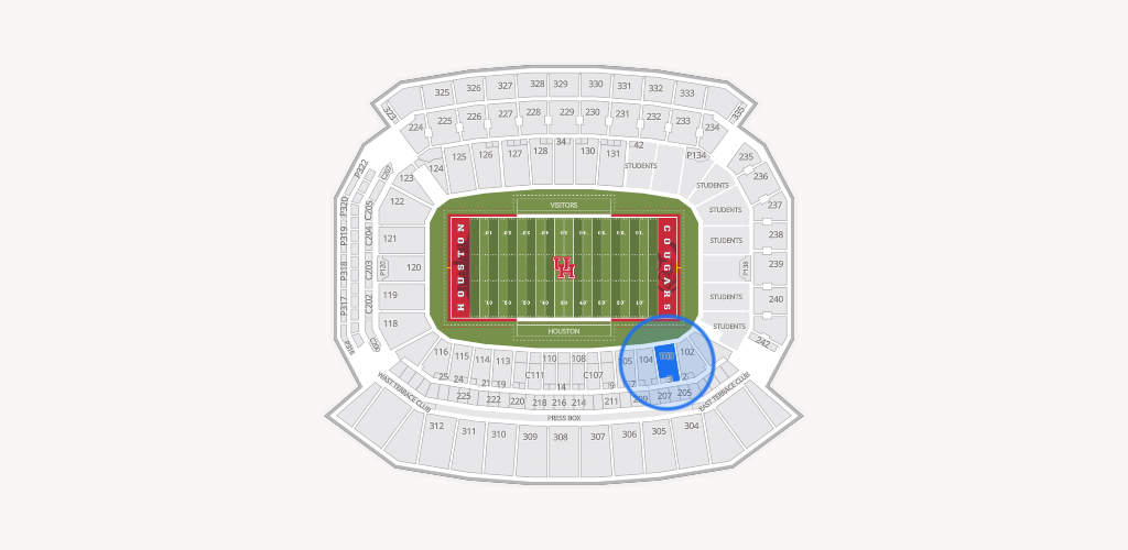 TDECU Stadium Seating Chart