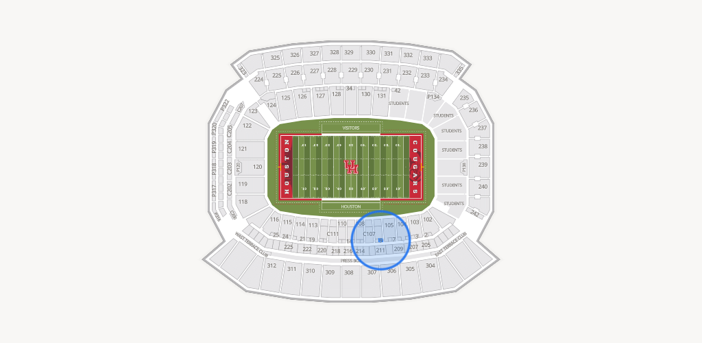 TDECU Stadium Seating Chart