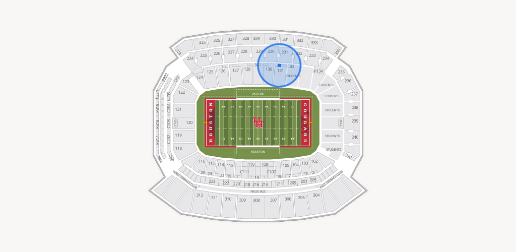 TDECU Stadium Seating Chart