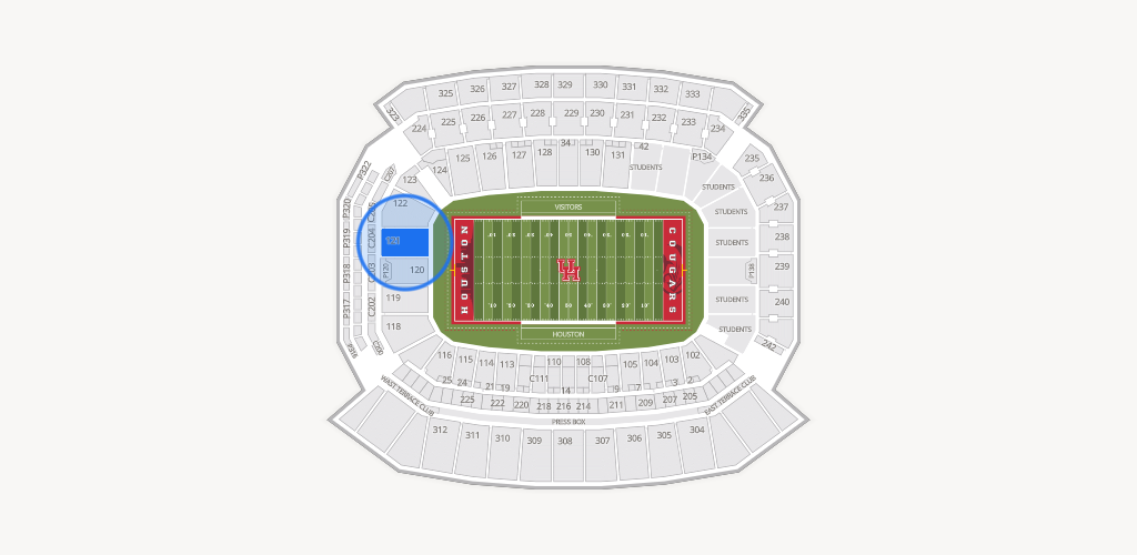 TDECU Stadium Seating Chart