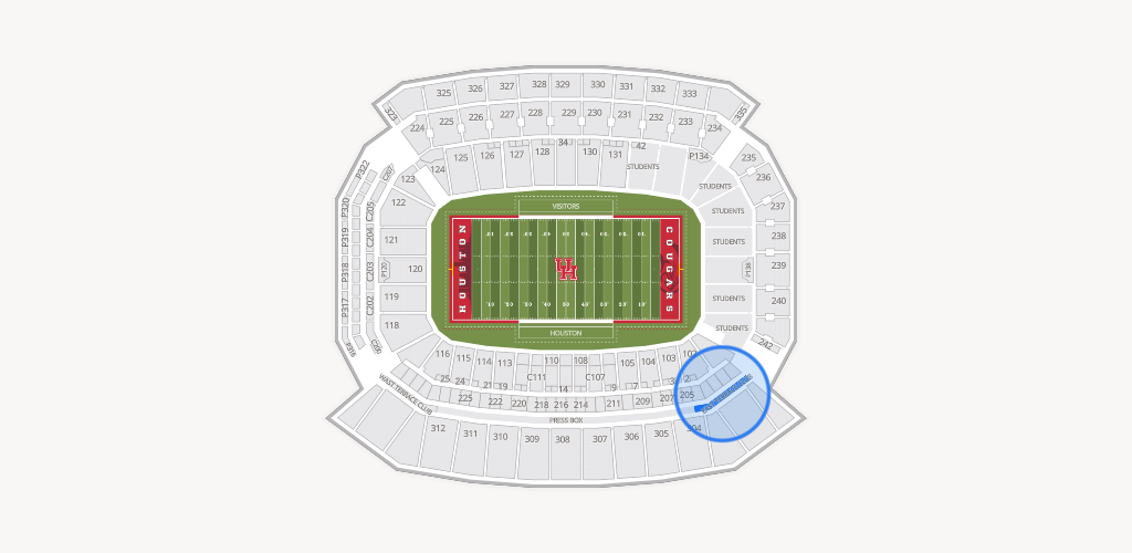 TDECU Stadium Seating Chart