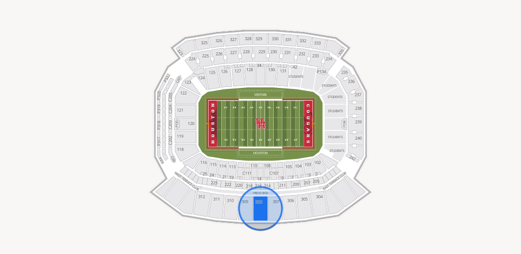 TDECU Stadium Seating Chart