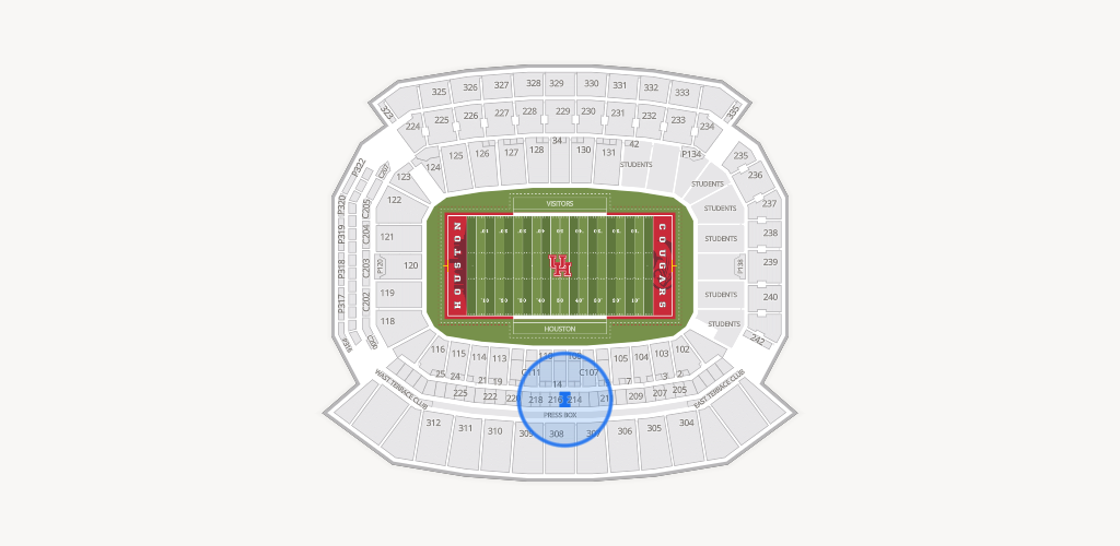 TDECU Stadium Seating Chart