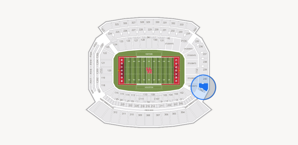TDECU Stadium Seating Chart
