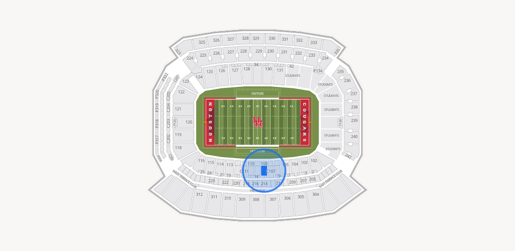 TDECU Stadium Seating Chart