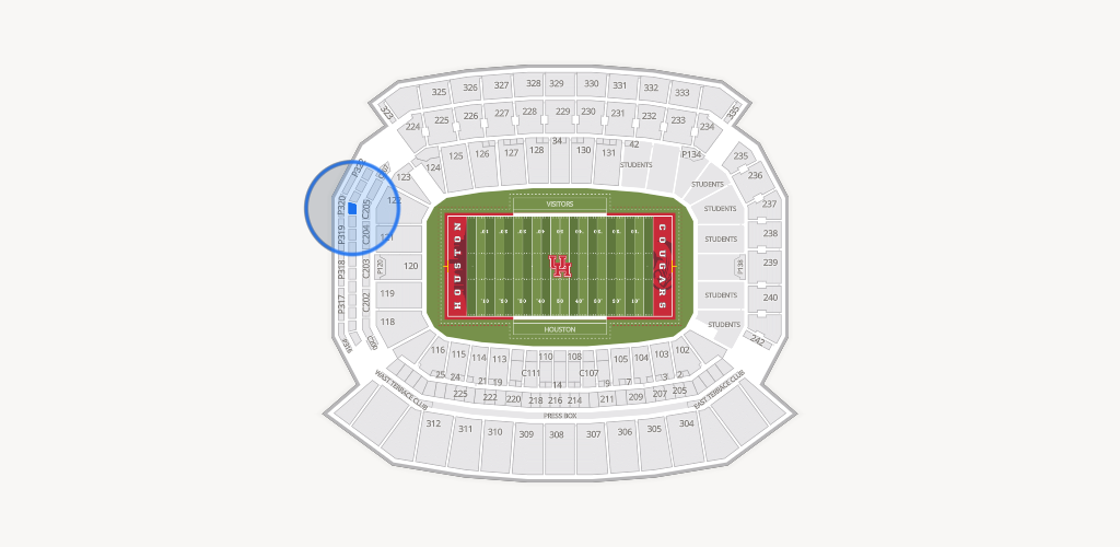 TDECU Stadium Seating Chart