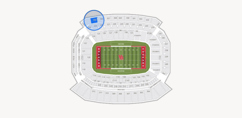 TDECU Stadium Seating Chart