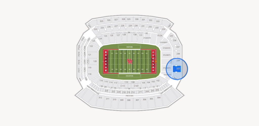 TDECU Stadium Seating Chart