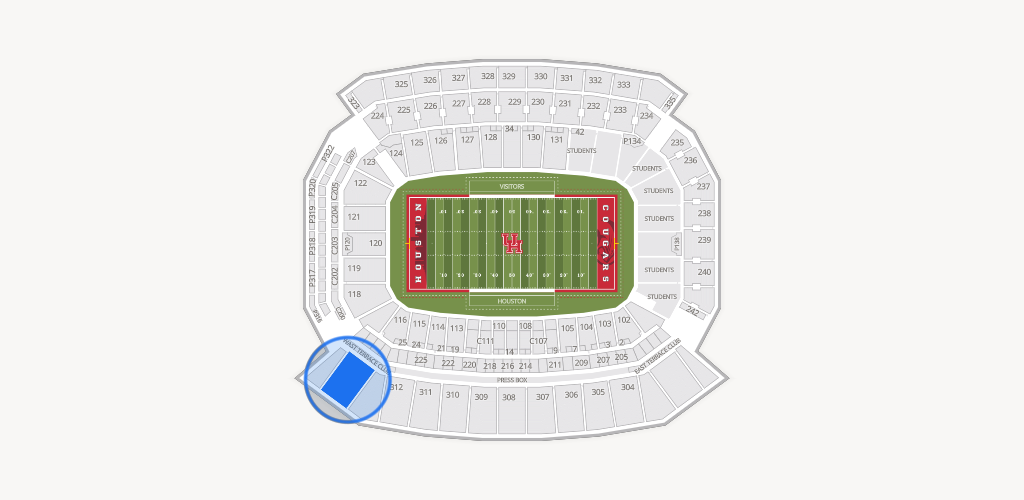 TDECU Stadium Seating Chart