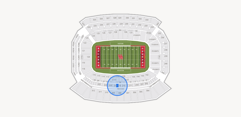 TDECU Stadium Seating Chart