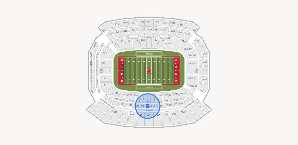 TDECU Stadium Seating Chart