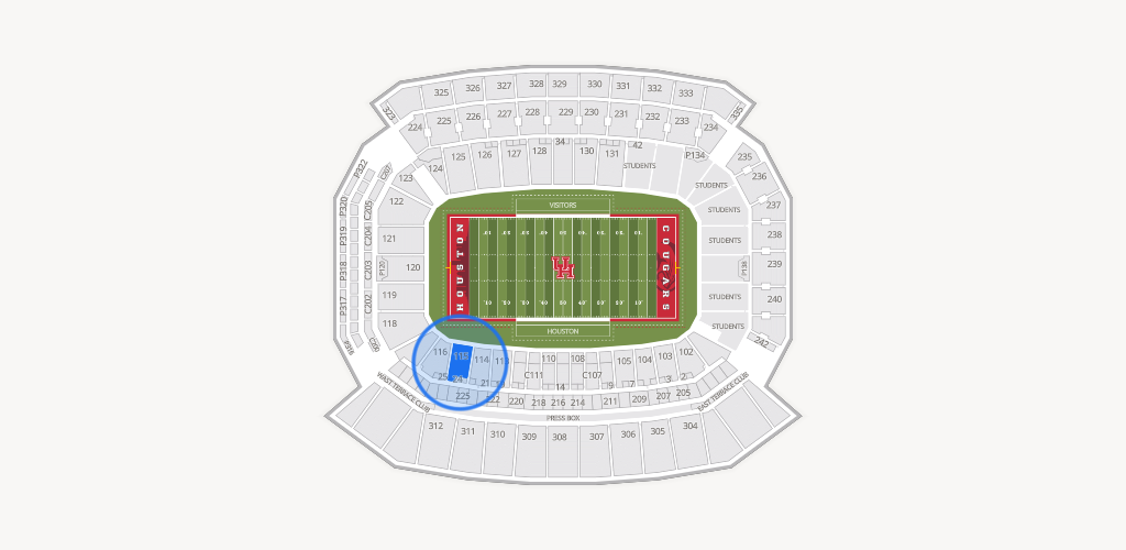 TDECU Stadium Seating Chart